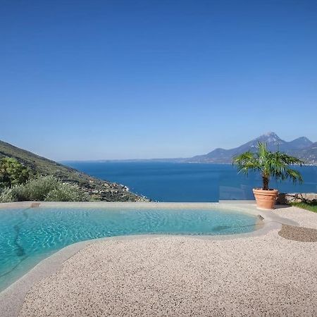 Villa Divina-Apt Armonia-Con Piscina E Vista Lago Castelletto Di Brenzone Luaran gambar